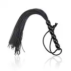 Toyz 4 Lovers - Flogger Whip Black. Czarny pejczyk silikonowy, dzięki któremu rozpalisz skórę do czerwoności. 
