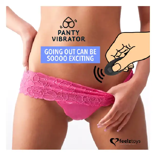FeelzToys - Panty Vibe Remote Controlled Vibrator Purple. Wibrator do łechtaczki sterowany zdalnie. Najlepsza jakość, pomysłowe opakowanie w formie silikonowej torebeczki. 