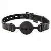 Sportsheets - Breathable Ball Gag. Oddychający, bezpieczny i uniwersalny knebel. Wegańska skóra!