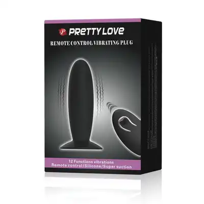 Pretty Love - Remote Control Vibra Plug - wibrujący korek analny, dostarczy niesamowitej zabawy
