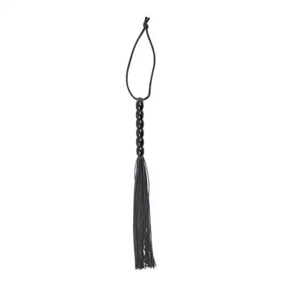 Toyz 4 Lovers - Flogger Whip Black. Czarny pejczyk silikonowy, dzięki któremu rozpalisz skórę do czerwoności. 