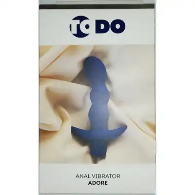To Do - Anal Vibro Plug Adore. Wibrujący plug analny o super wyprofilowanym kształcie dla zwiększenia doznań.  Mega sale!