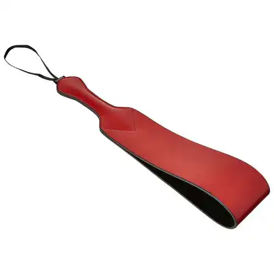 Sportsheets - Loop Paddle. Czerwona packa. Ukaraj swojego partnera skórzanym batem. 
