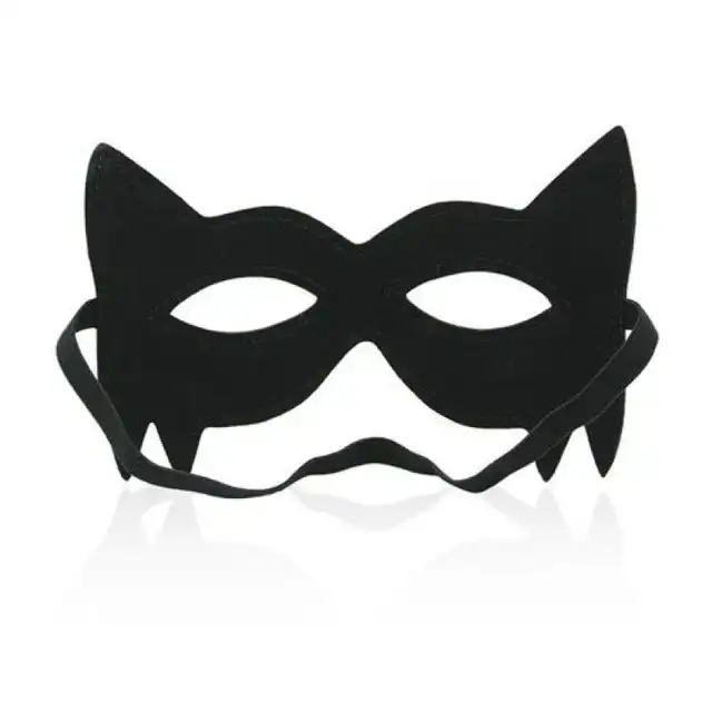 Toyz 4 Lovers - Spikes Mask. Czarna maska ze szpicami z ekoskóry! 