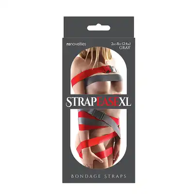 Wiązania-STRAPEASE XL BONDAGE STRAPS 244 CM GREY