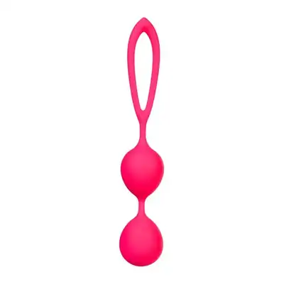 A-Toys - Pleasure Balls Pink. Różowe kulki gejszy wzmacniające mięśnie kegla. Uniwersalny rozmiar, piękny kolor. 