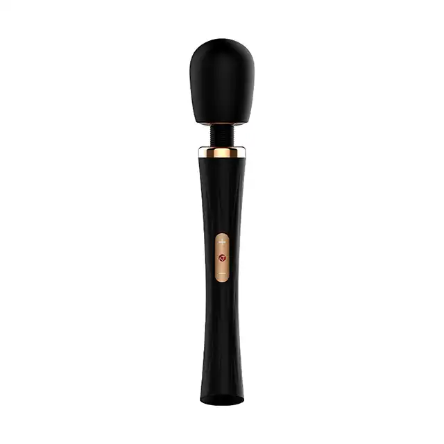Nomi Tang - Power Wand Black. Luksusowy, ekstremalnie mocny, piękny masażer. Wodoodporny. 5 programów. Silikon.