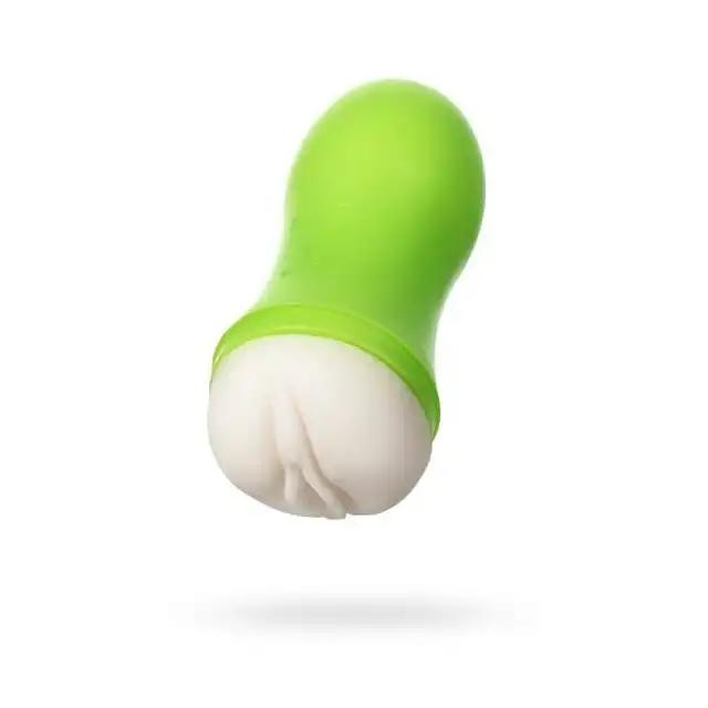 Toyfa - Vagina Masturbator - Green. Biała realistyczna wagina z cyberskóry. Głęboki tunel, dyskretny masturbator!