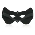 Toyz 4 Lovers - Opened Eyes Mask. Czarna maska z ekoskóry! Bestseller!