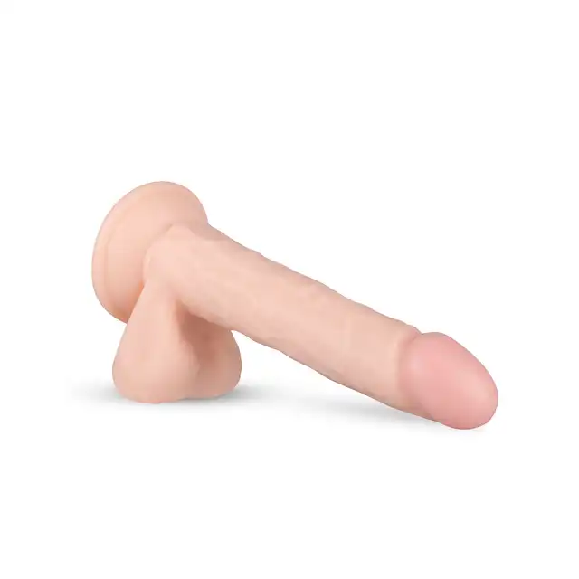 Real Feel - Lewis Realistic Vibrator. Realistyczny wibrator idealnie pasujący do straponów. 22 cm długości. 