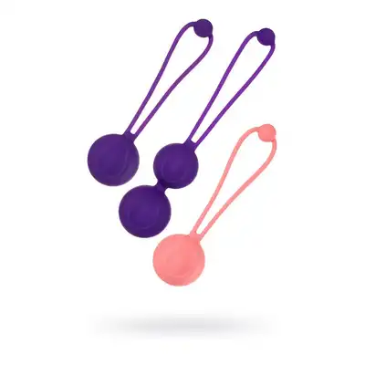 L'EROINA - Kegel Balls Set. Zestaw pięknych kulek gejszy, super przyjemne w dotyku, gramatura dla początkujących i średniozaawansowanych! 
