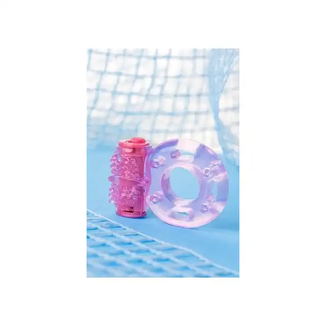 Toyfa - Pink Vibrating Ring. Uniwersalny wibrujący ring dla początkujących w przystępnej cenie!