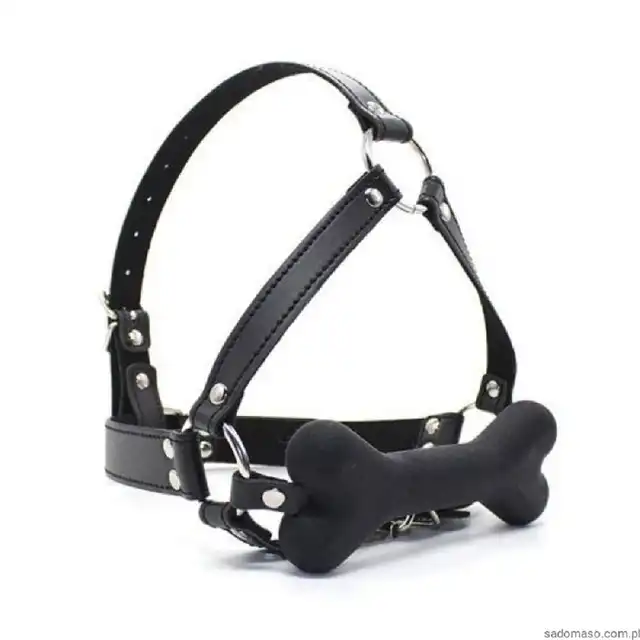 Toyz4lovers Head Harness+Dog Gag black