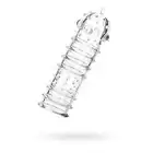 A-Toys - Penis Sleeve Tark. Transparentna nakładka na penisa z wypustkami stymulującymi 15,3 cm. 
