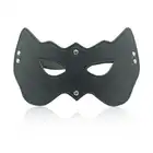 Toyz 4 Lovers - Opened Eyes Mask. Czarna maska z ekoskóry! Bestseller!