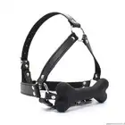 Toyz4lovers Head Harness+Dog Gag black