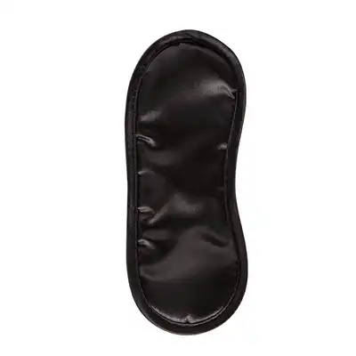 Guilty Pleasure - Velvet Soft Mask. Czarna aksamitna opaska na oczy. Uniwersalny rozmiar. Mega sale!