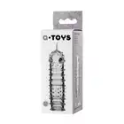 A-Toys - Penis Sleeve Tark. Transparentna nakładka na penisa z wypustkami stymulującymi 15,3 cm. 