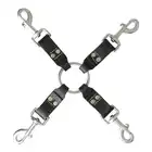 Sportsheets - Leather 4 Point Hog Tie. Ręcznie robiona, skórzana Uprząż do rąk i nóg. Solidny i wytrzymały, bondage set. 