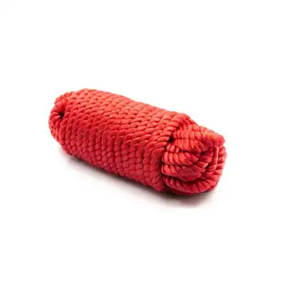 Toyz 4 Lovers - Red Rope 10m. Czerwona i przyjemna w dotyku, solidna lina. Jedwabiste wykończenie. Mega sale!