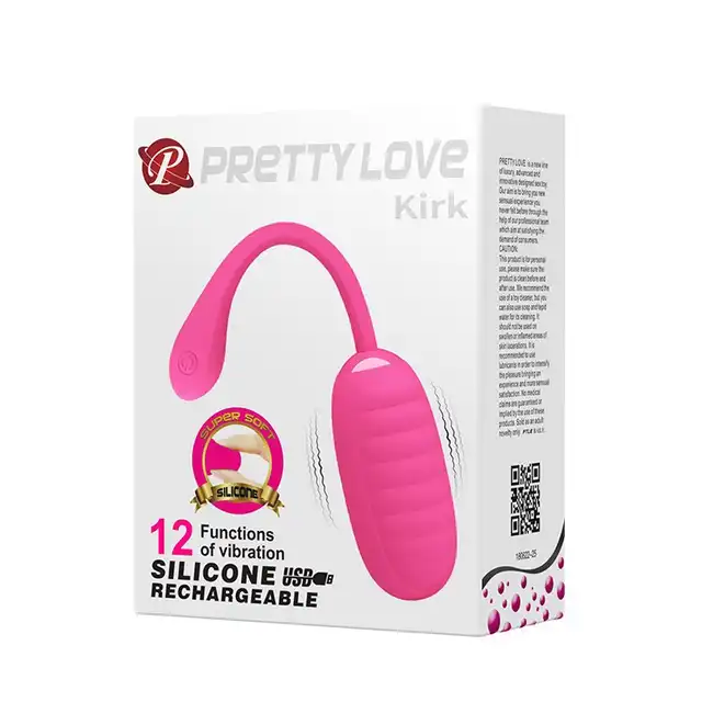 Pretty Love - Kirk. Jajeczko wibrujące. 12 Programów. USB. silikon medyczny.