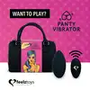 FeelzToys - Panty Vibe Remote Controlled Vibrator Black. Wibrator do łechtaczki sterowany zdalnie. Najlepsza jakość, pomysłowe opakowanie w formie silikonowej torebeczki. 