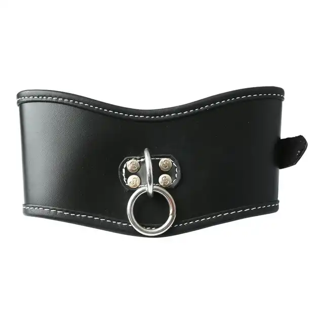 Sportsheets - Edge Soft Leather Posture Collar. Niesamowita obroża z delikatnej skóry. Podkreśla szyję i dodaje pikanterii.. 