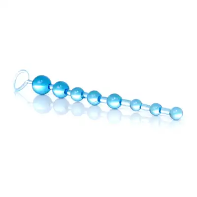 Bseries - Koraliki analne-Jelly Anal 10 Beads Blue