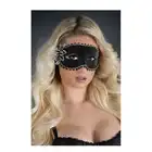 Guilty Pleasure - Venetian Eye Mask. Maska wenecka ze srebrnymi cekinami. 