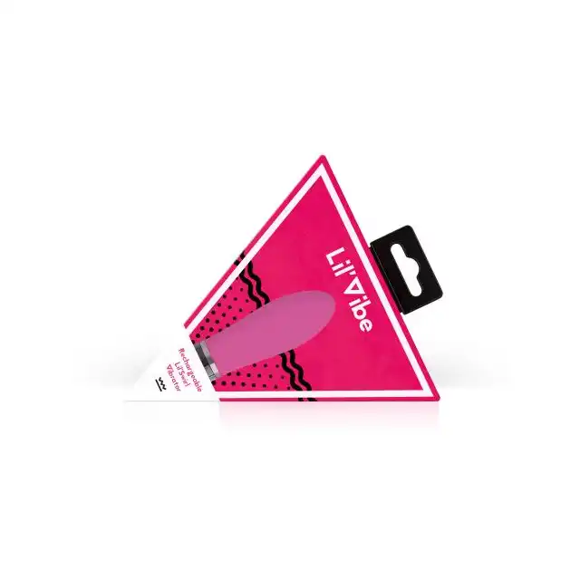 Lil Vibe - Lil'Swirl Vibrator. Mały uroczy 10 cm, silikonowy wibratorek dla początkujących. Unisex. 10 programów. 