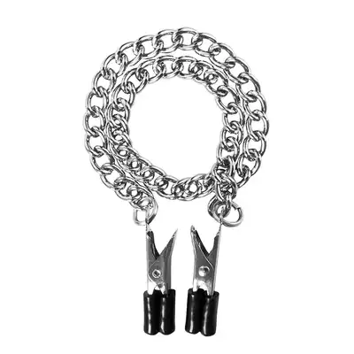 Guilty Pleasure - Nipple Erectors. Klamerki na sutki połączone z długim łańcuchem. 