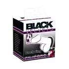 Black Velvets - Cock Ring - czarny ring na penisa ze stymulacją krocza