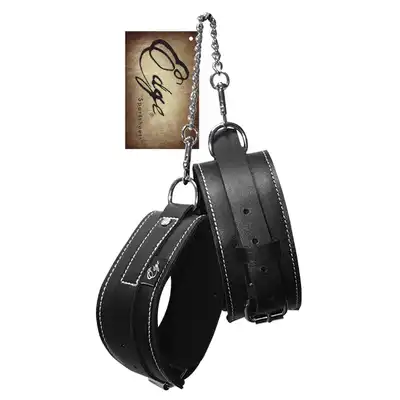Sportsheet - Leather Ankle Restraints. Luksusowe kajdanki z bydlęcej skóry. Wykonane ręcznie w USA.