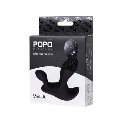 Popo Pleasure - Vela Vibro Stimulator. Wibrujący stymulator prostaty. Super aksamitna powierzchnia. 