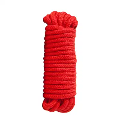 Guilty Pleasure - Bondage Rope 5 m. Czerwona, głaskie wykończenie. 