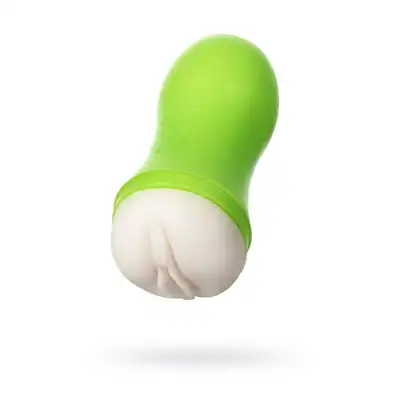 Toyfa - Vagina Masturbator - Green. Biała realistyczna wagina z cyberskóry. Głęboki tunel, dyskretny masturbator!