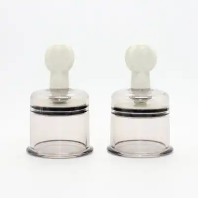 Toyz 4 Lovers - Twist Suction Skin Large. Mocne i solidne przyssawki do sutków. Dla miłośników BDSM.