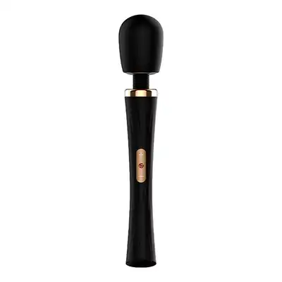 Nomi Tang - Power Wand Black. Luksusowy, ekstremalnie mocny, piękny masażer. Wodoodporny. 5 programów. Silikon.