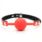 Toyz 4 Lovers - Ball Gag. Regulowany knebel zapinany na kłódkę. Czarno czerwony kolor. Mega sale!
