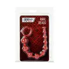 Black&amp;Red - Anal Chain Red. 31 cm długości, koraliki analne bezpieczne dla ciała. 