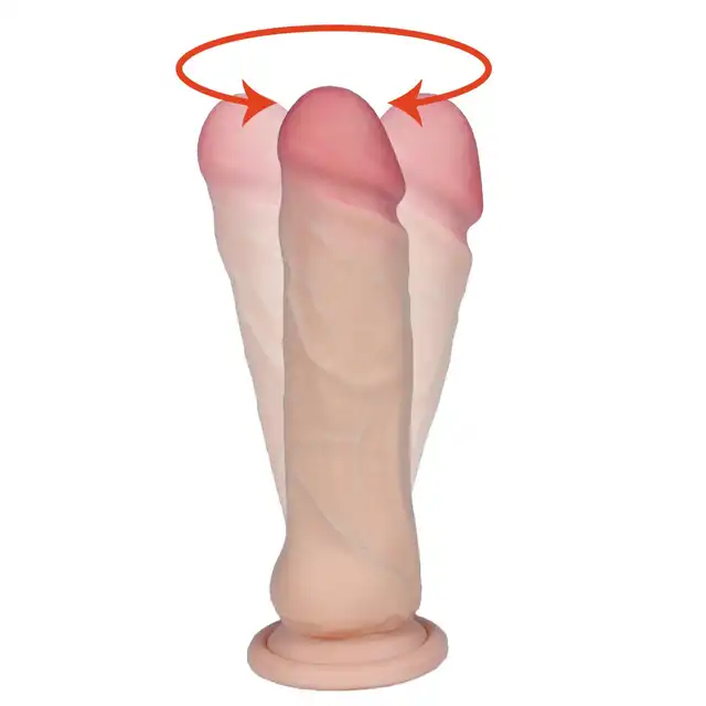 LoveClonex - Saturn 7". Wibrujące dildo z super realistycznej cyber skóry, regulacja wibracji pilotem. 