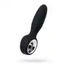Pleasure - Black Night Edition Sagitta. Wibrujący plug z super wygodnym uchwytem. Aksamitnie głaski silikon. 