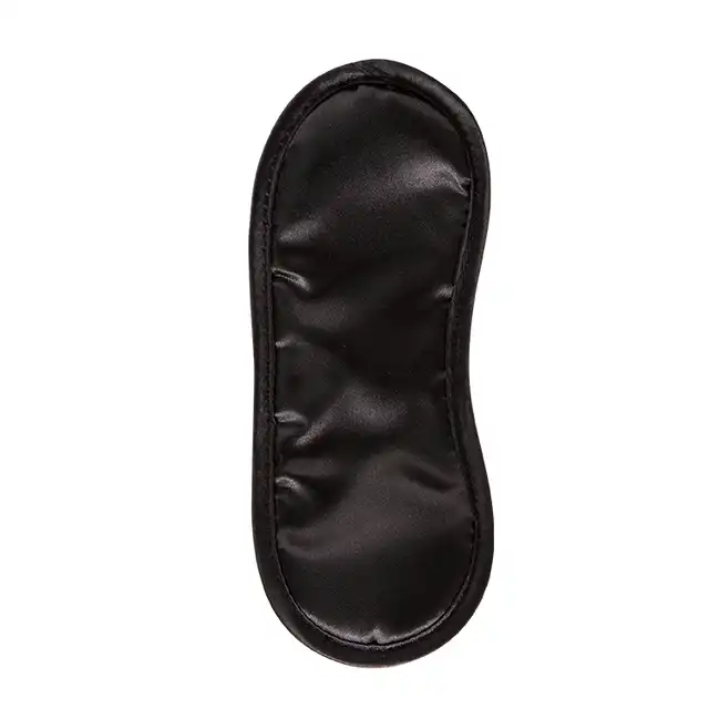 Guilty Pleasure - Velvet Soft Mask. Czarna aksamitna opaska na oczy. Uniwersalny rozmiar. Mega sale!