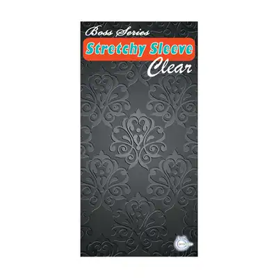 Bseries - Nakładka na penisa-Stymulator Stretchy Sleeve Clear