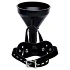 Master Series - Latrine Extreme Funnel Gag. Ultra unikatowa i niecodzienna zabawka BDSM. Knebel z lejkiem. Nowość!