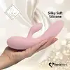 FeelzToys - Lea Rabbit Vibrator Soft Pink. Cichy, przyjemny w dotyku wibrator z króliczkiem, wyprofilowany do stymulacji punktu G. 