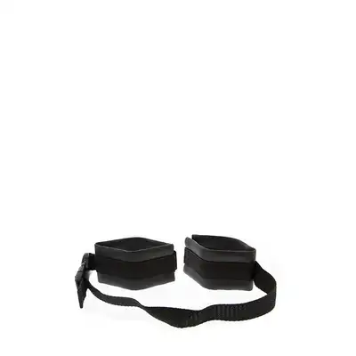 Guilty Pleasure - Adjustable Wrinkle Restraints. Regulowane kajdanki skóropodobne połączone pasem 40 cm. 