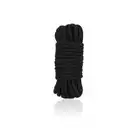 Toyz 4 Lovers - Black Cotton Rope 10m. Czarna bawełniana i przyjemna w dotyku, solidna lina. 
