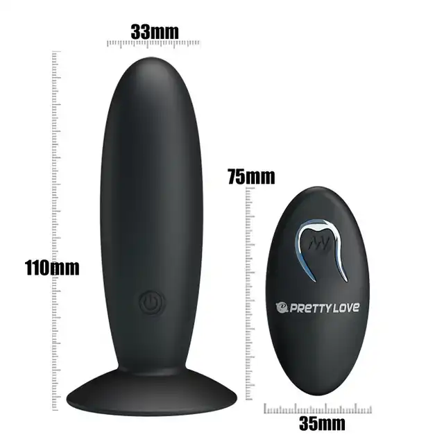 Pretty Love - Remote Control Vibra Plug - wibrujący korek analny, dostarczy niesamowitej zabawy