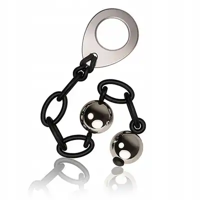Rocks-Off - Love in Chains Balls. Nietypowe kulki gejszy na stalowym łańcuchu. 